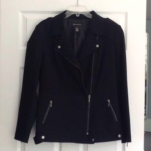 Black moto jacket